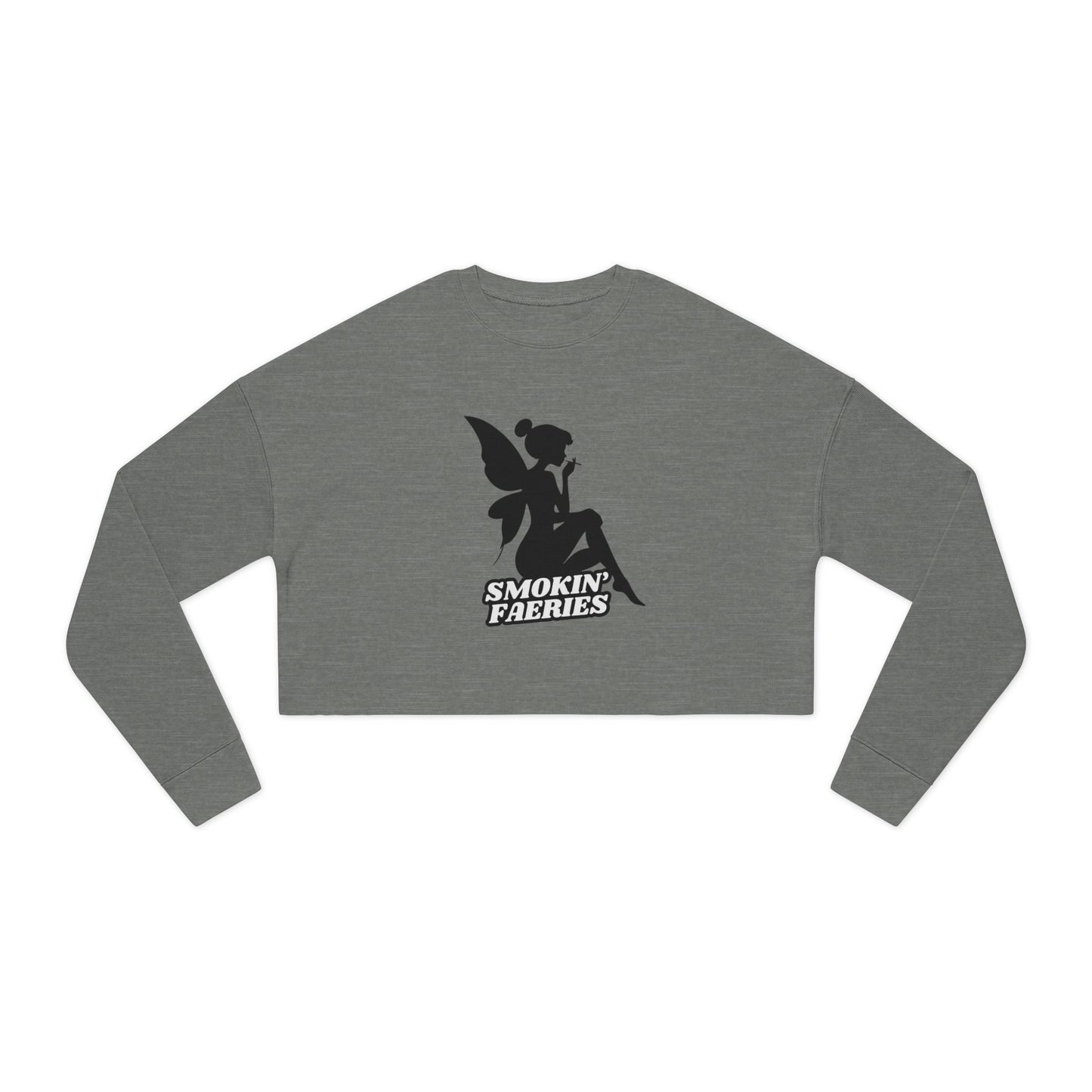 Smokin' Faeries Women's Cropped Sweatshirt