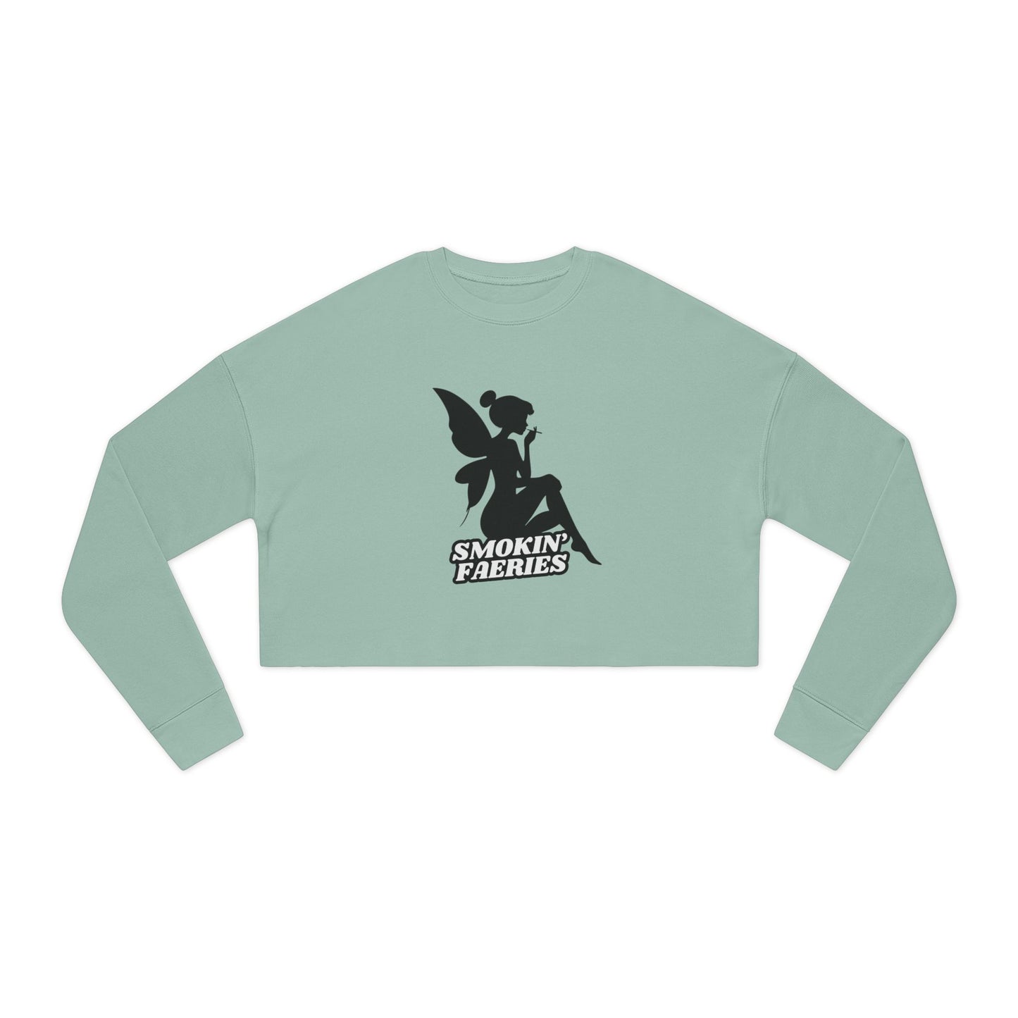 Smokin' Faeries Women's Cropped Sweatshirt