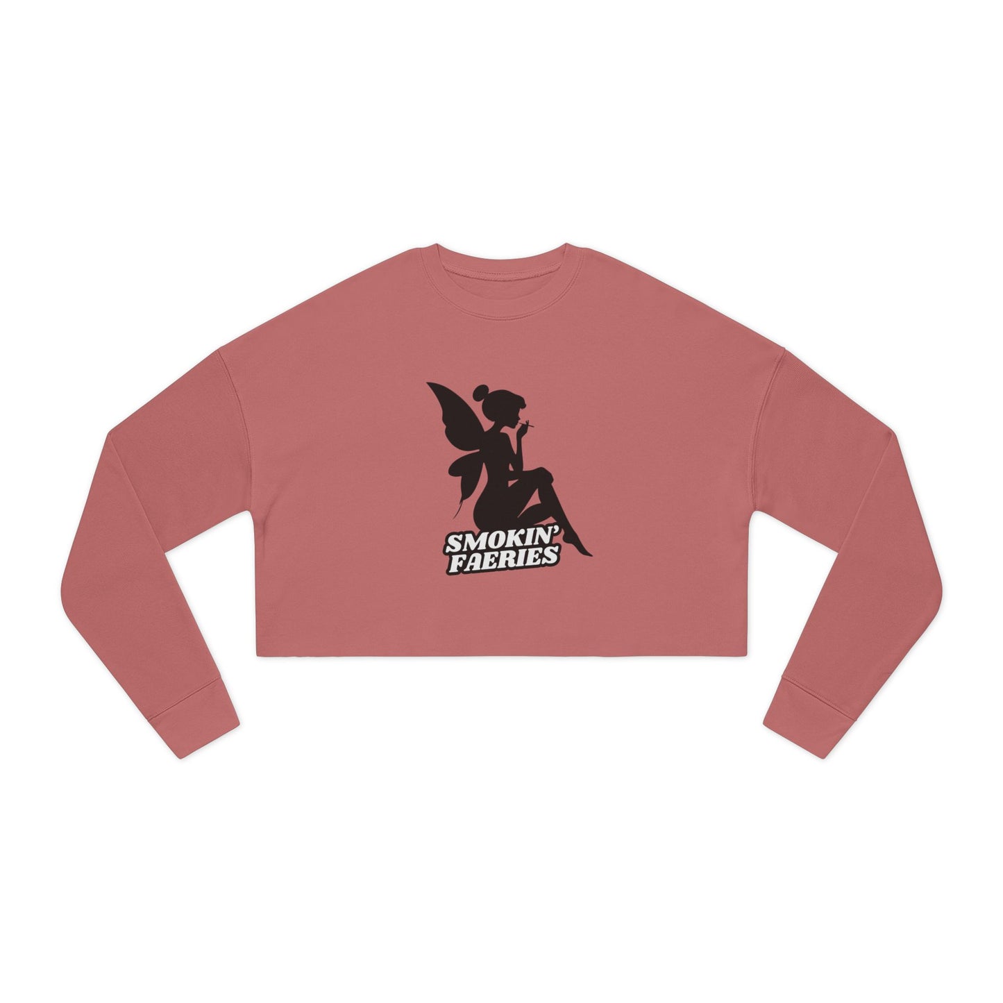 Smokin' Faeries Women's Cropped Sweatshirt