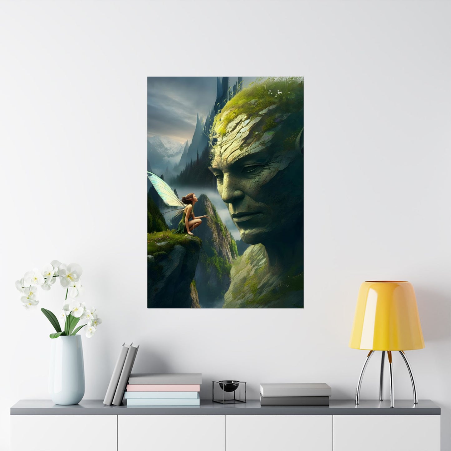 Sebille and the Stone Giant Vertical Poster