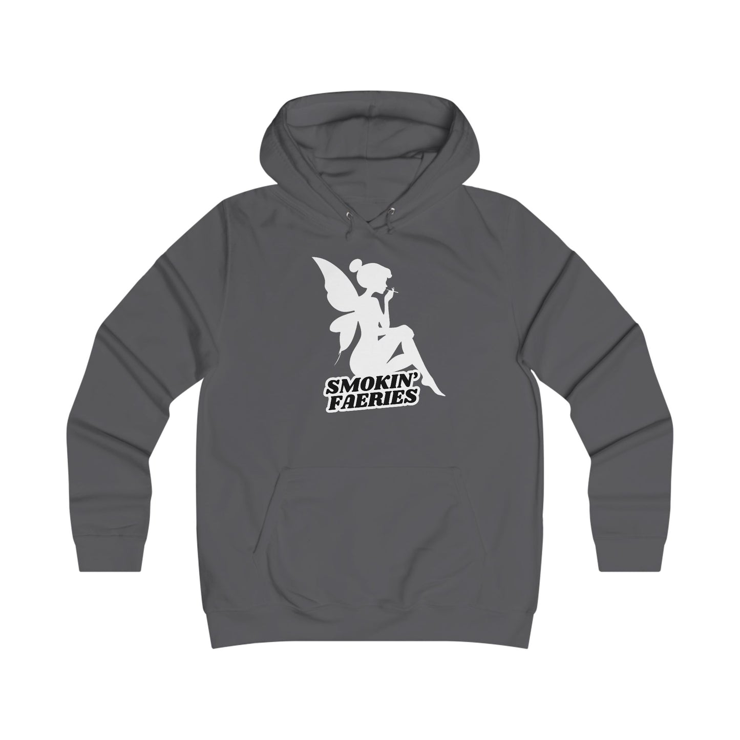 Smokin' Faeries Logo Girlie College Hoodie