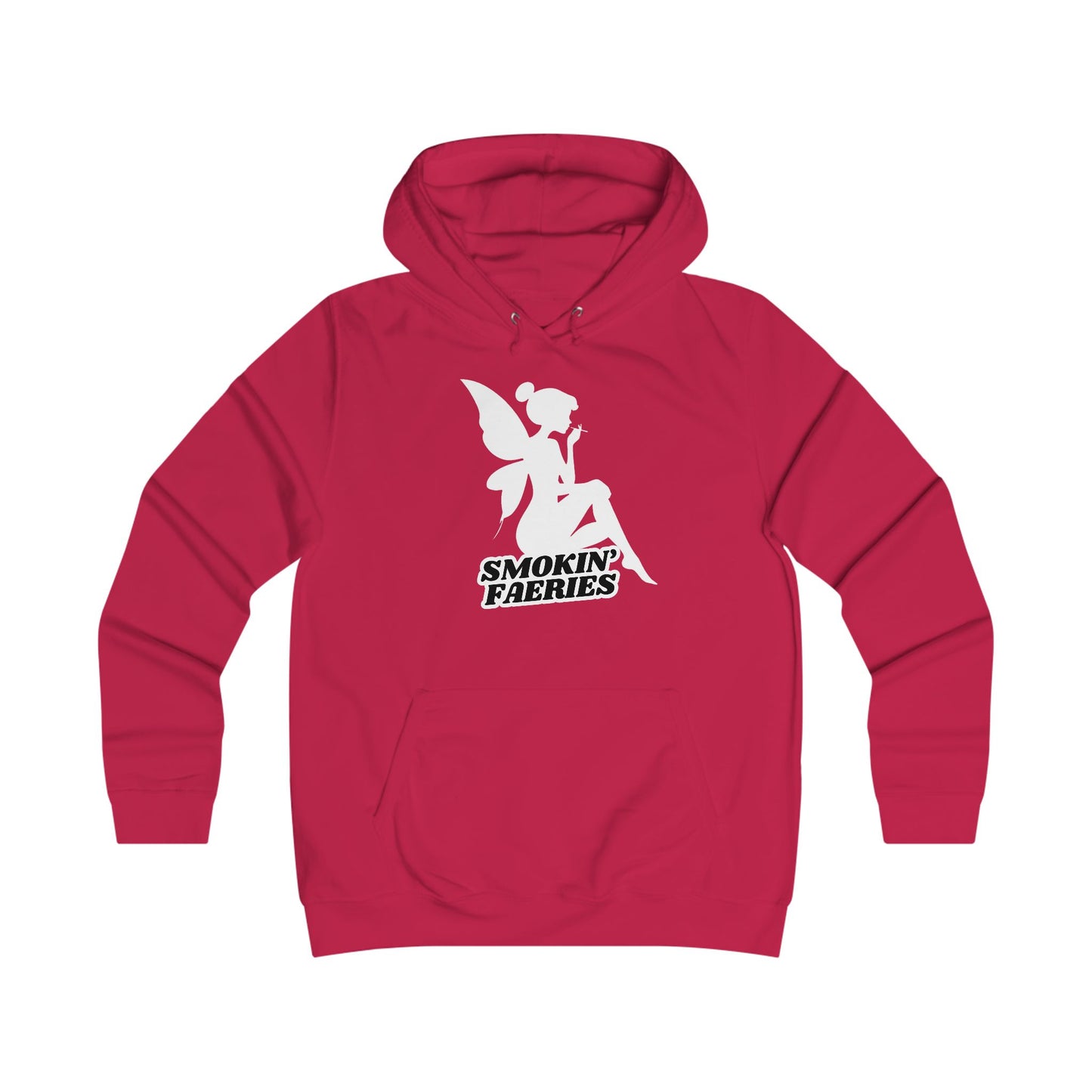 Smokin' Faeries Logo Girlie College Hoodie