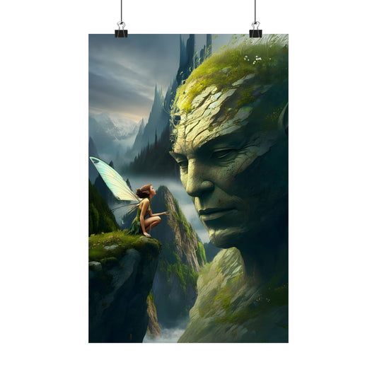 Sebille and the Stone Giant Vertical Poster