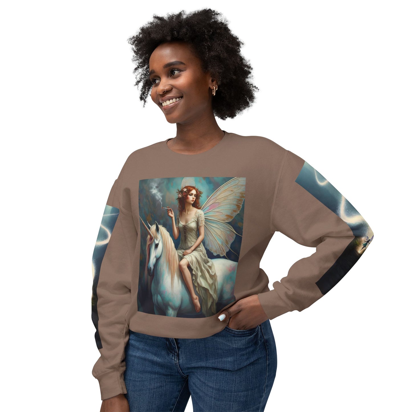 Kelpie Unisex Lightweight Crewneck Sweatshirt