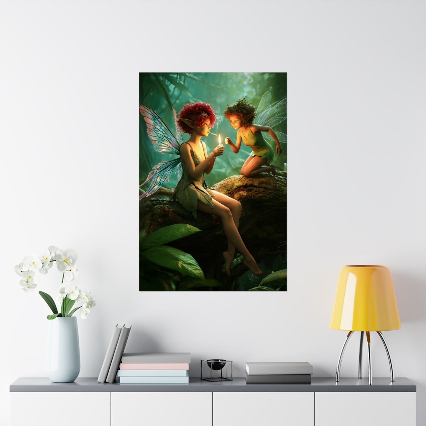 Gwragedd and Genesta Vertical Poster