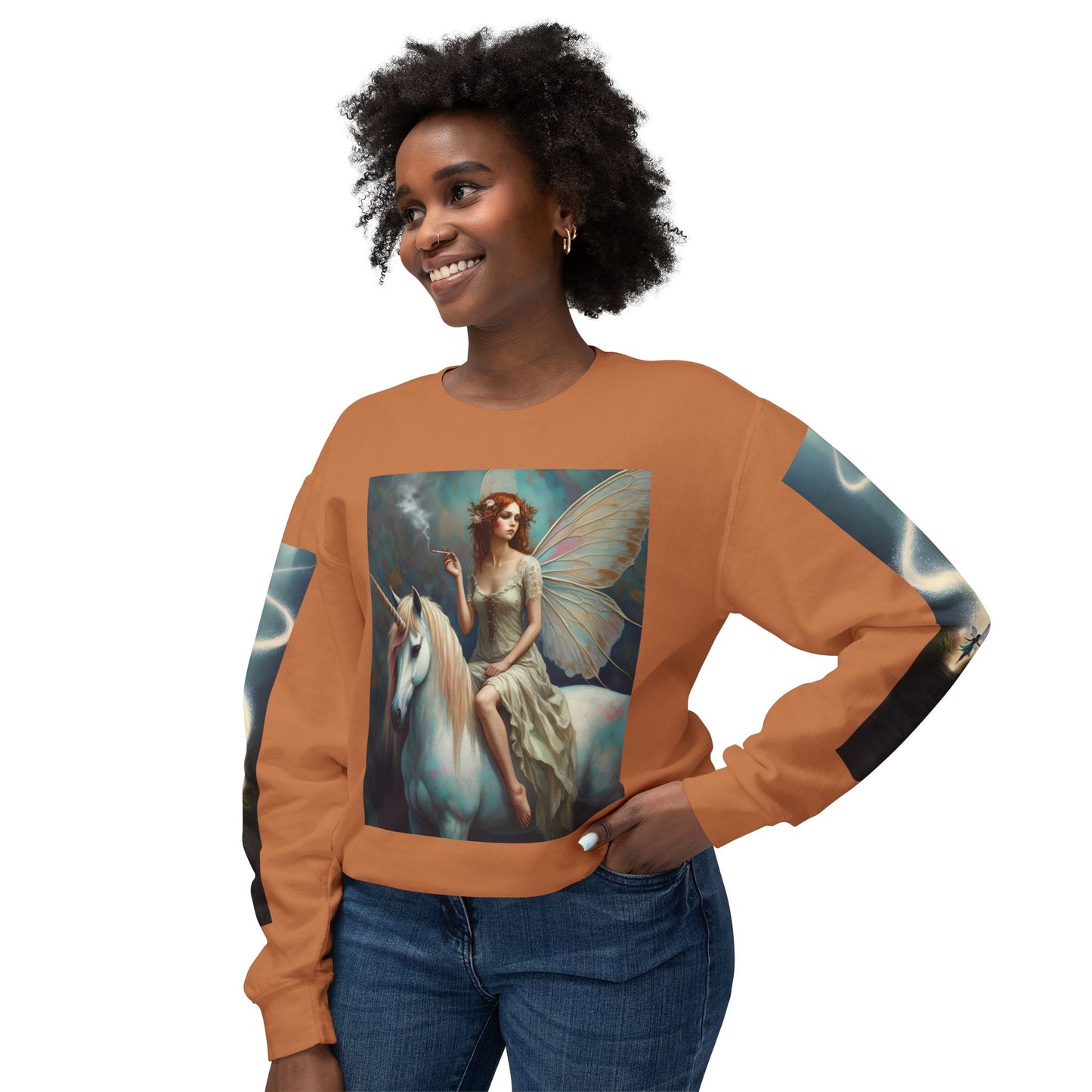 Kelpie Unisex Lightweight Crewneck Sweatshirt