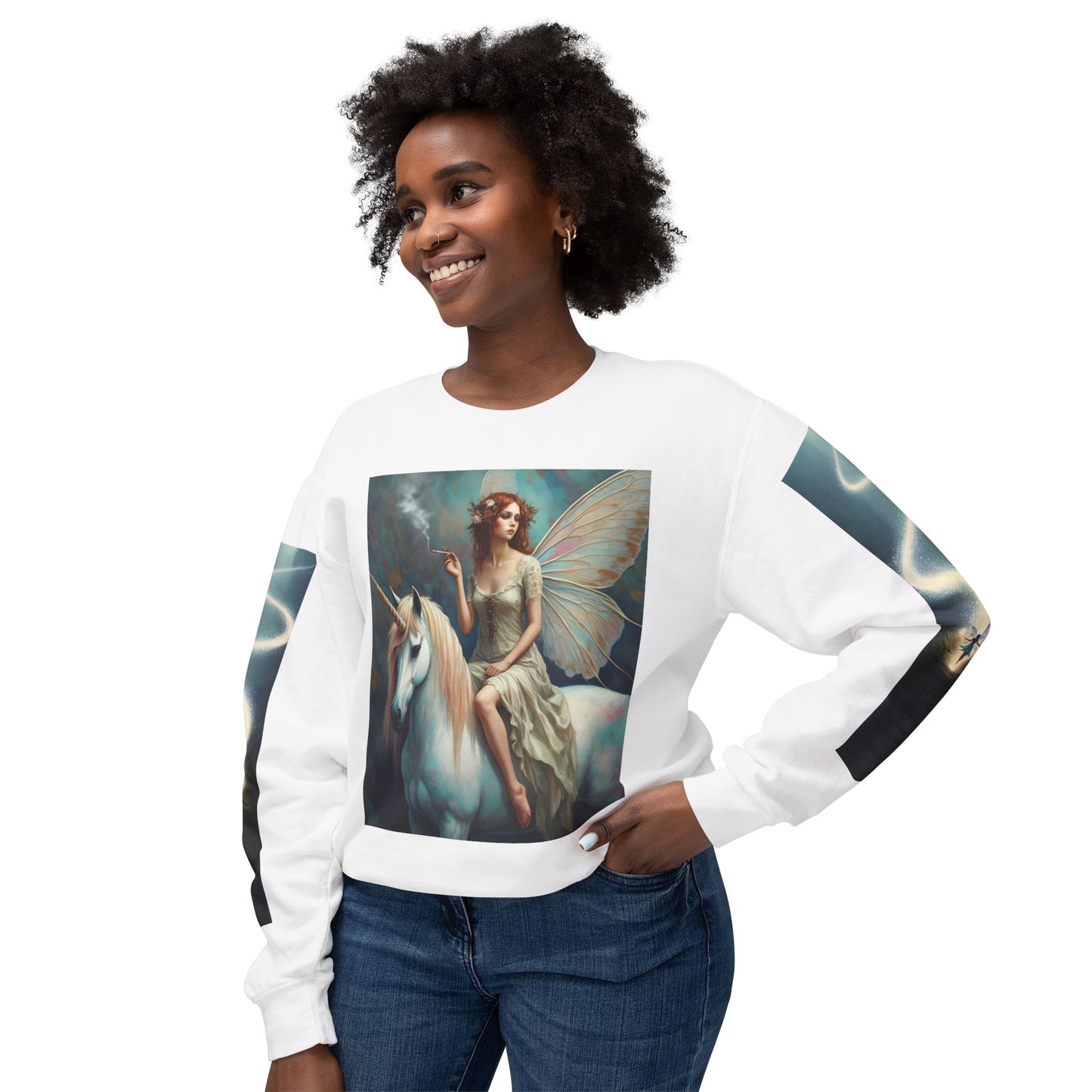 Kelpie Unisex Lightweight Crewneck Sweatshirt